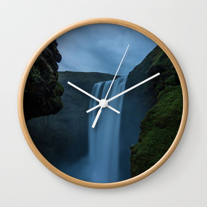 Cascading Waterss Wall Clock