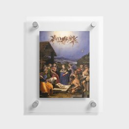 Angelo Bronzino - Adoration of the Shepherds Floating Acrylic Print