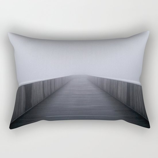 “Fog in the bridge” Rectangular Pillow