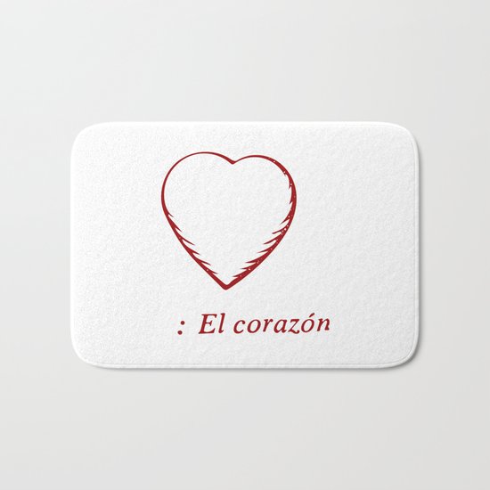 El Corazon Bath Mat