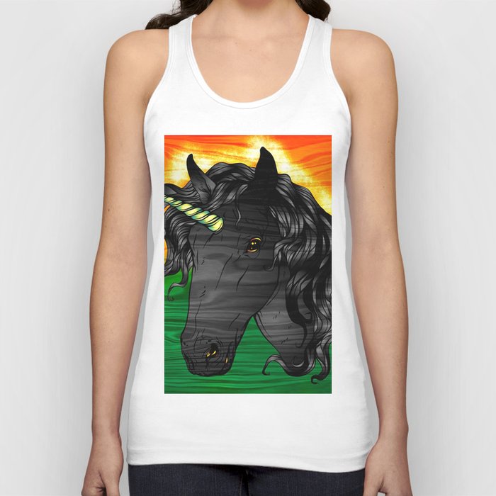 Jamaican Unicorn Unisex Tank Top by expressionart | Society6