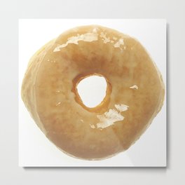 Glazed Donut Metal Print