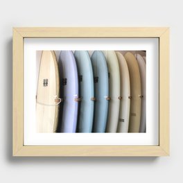 SURF'S UP / Los Angeles, California Recessed Framed Print
