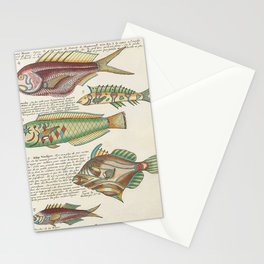 vintage fish Stationery Card
