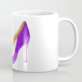 Purple High Heel Shoes Mug