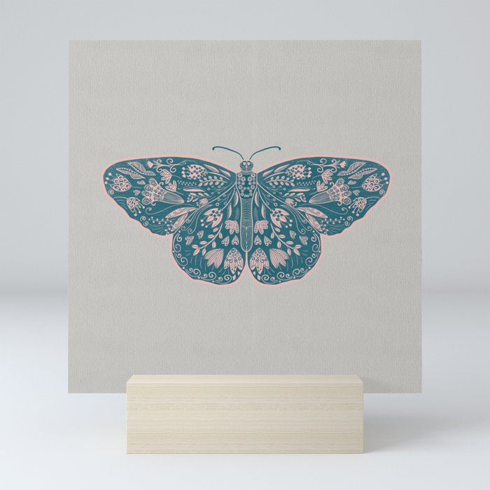 Patterned Butterfly Mini Art Print