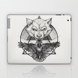 Wolf and Crow - Emblem Laptop & iPad Skin