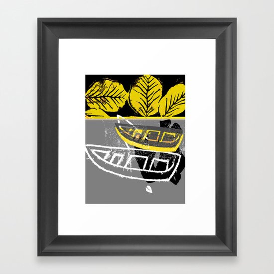 river Framed Art Print