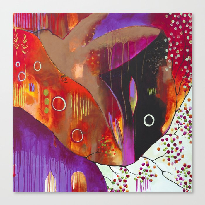 "Reflect You" Original Painting by Flora Bowley Leinwanddruck "Reflect You" Original Painting by Flora Bowley Leinwanddruck