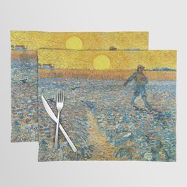 Vincent van Gogh "The Sower (Sower at Sunset)" Placemat