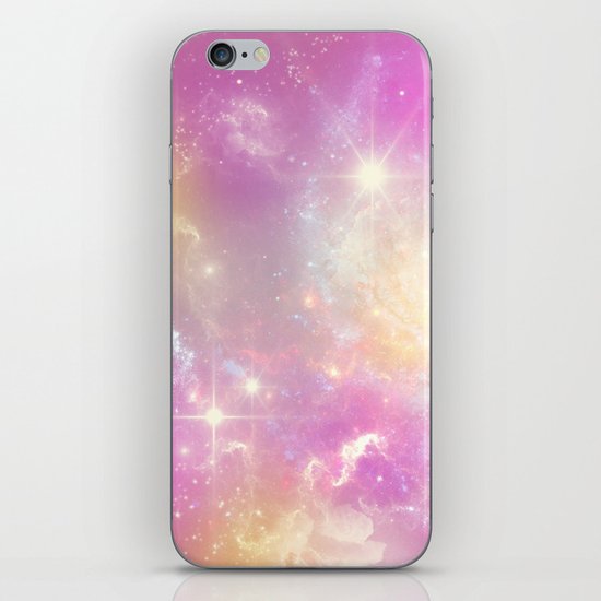 Pink Galaxy iPhone & iPod Skin
