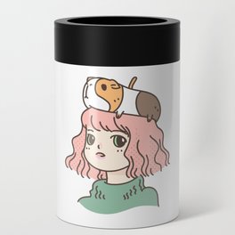 Guinea Pig Lady Can Cooler