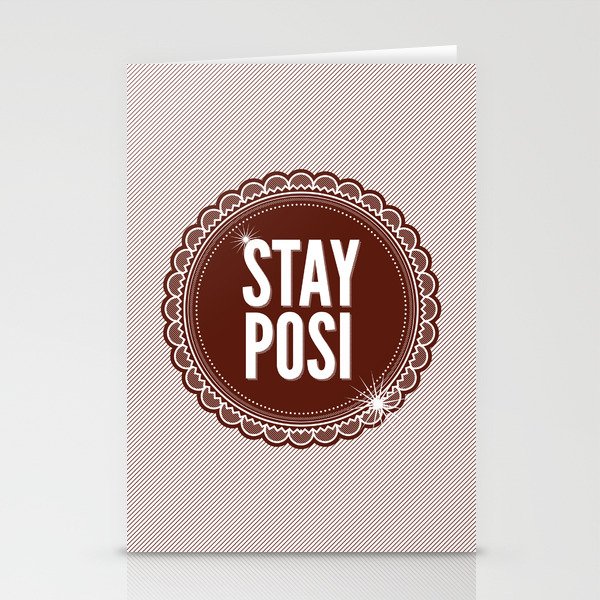 Stay Posi Stationery Cards