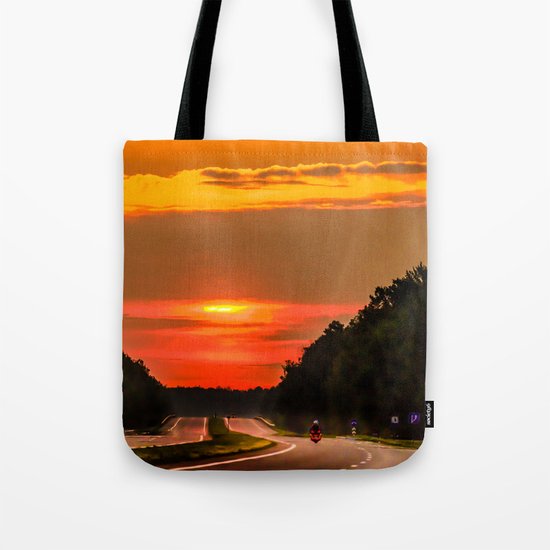 Road to the sun Tote Bag