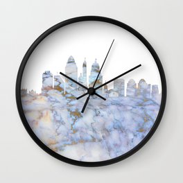 Cincinnati Ohio Skyline Wall Clock
