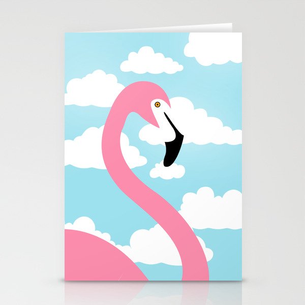Flamingo Sky Stationery Cards