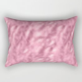 Pink Metallic Shimmering Texture Rectangular Pillow