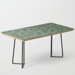 Leaves Pattern (sage green) Coffee Table