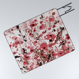 Floral Expression 2l by Kathy Morton Stanion Picnic Blanket