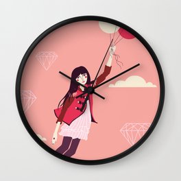 Lucy in the Sky Wall Clock