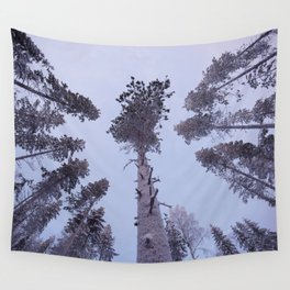 Snow Trees Please Wall Tapestry