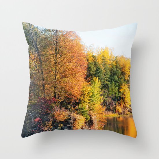 Changing Color Throw Pillow
