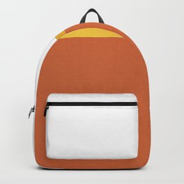 Burnt Orange and Gold Backpack