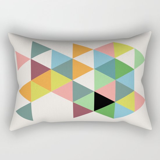 Abstract #579 Rectangular Pillow
