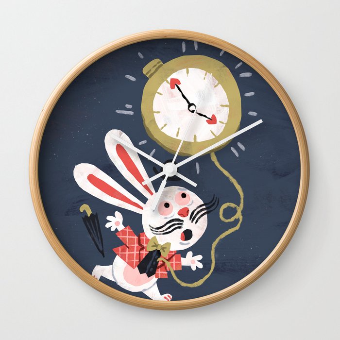 White Rabbit - Alice in Wonderland Wall Clock