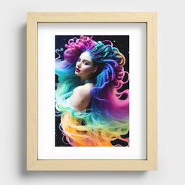 Cosmic Goddess  Recessed Framed Print