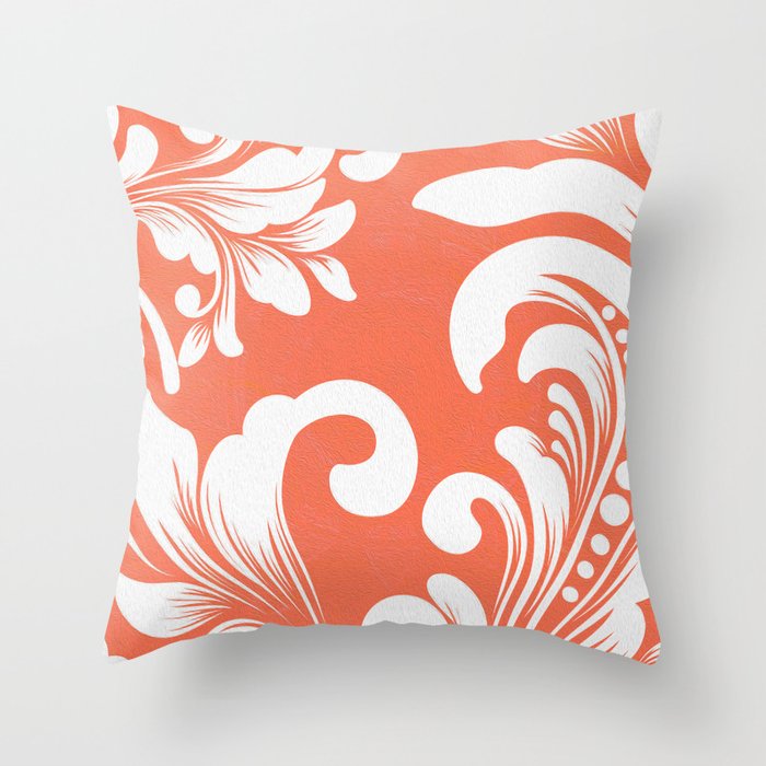 Coral hotsell orange pillows