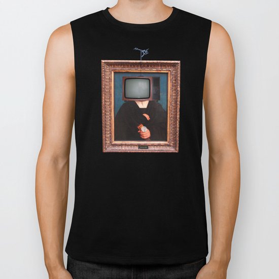 The Painting Collection TV Collage Biker Tank