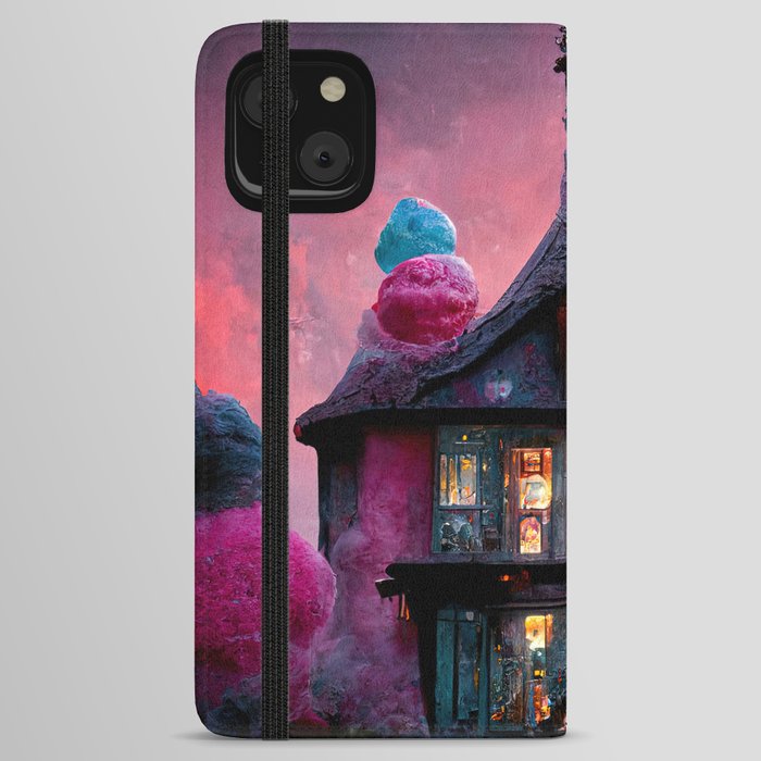 Cotton Candy House iPhone Wallet Case