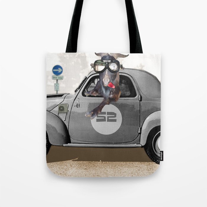 Goat Rally Collage Tote Bag