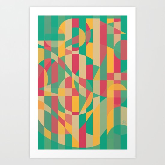 Abstract Graphic Art - Contemporary Music Art Print