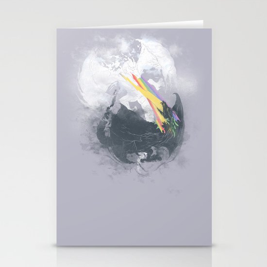 Clash of the sky Dragons Stationery Cards