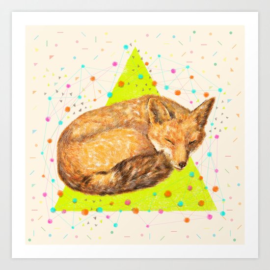 Fox Dream Art Print
