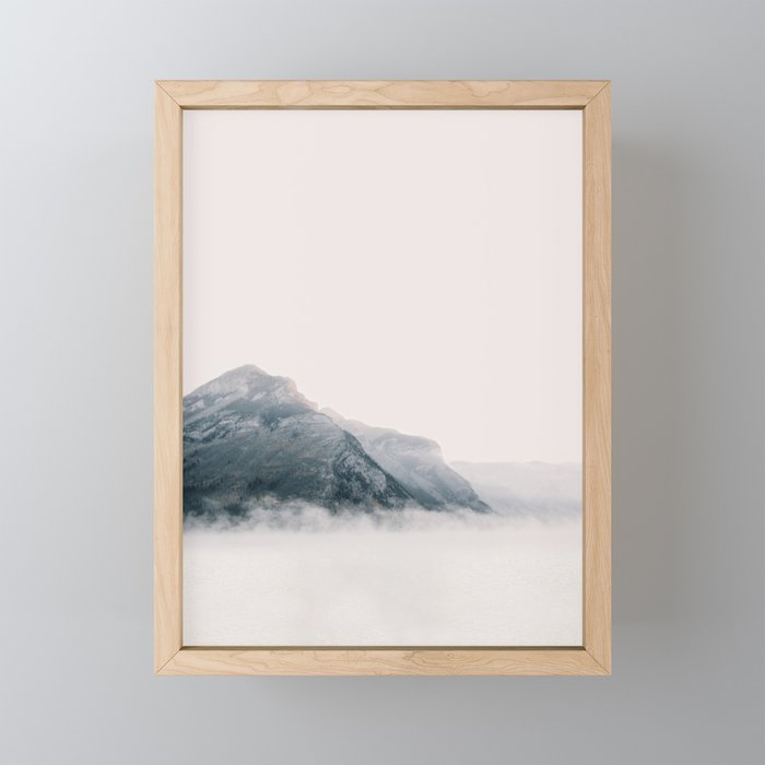 Alpenmist - Nature, Landscape Photography Framed Mini Art Print