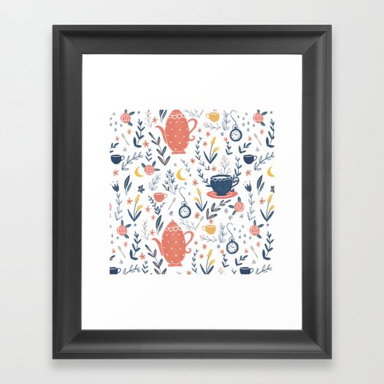 Mad Tea Party Framed Art Print