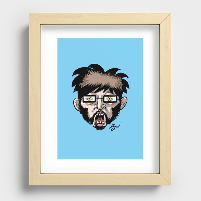 Armin's Faces - #007 - wtf Recessed Framed Print