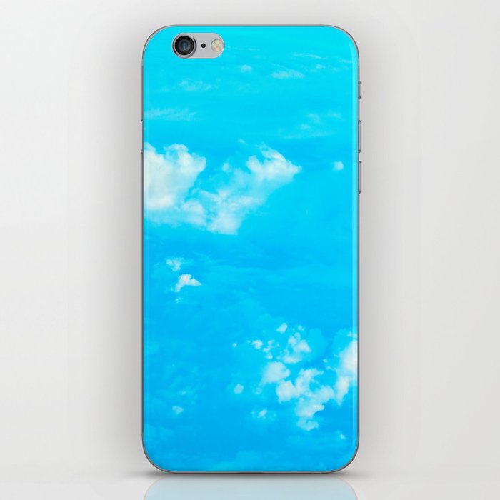 Aerial Turquoise Cloudscape iPhone Skin