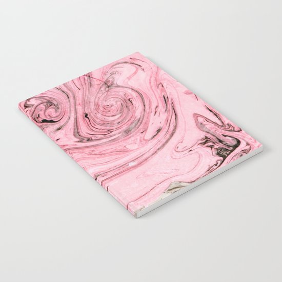 Nude+ Pink Marbling Art #society6 #decor #buyart Notebook