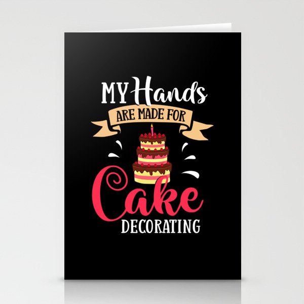 Cake Decorating Ideas Beginner Decorator Stationery Cards