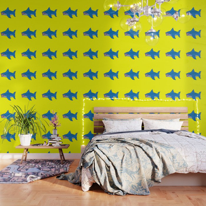 Megalodon Wallpaper By Videsignlab Society6