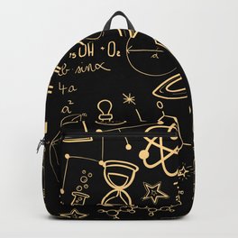 Physics Math Chemistry Biology Astronomy I Teacher Professor Parting Gift Backpack