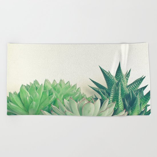 Succulent Forest Beach Towel