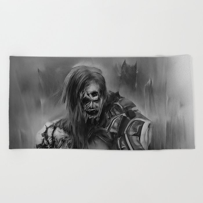 Zombie Deathknight Beach Towel