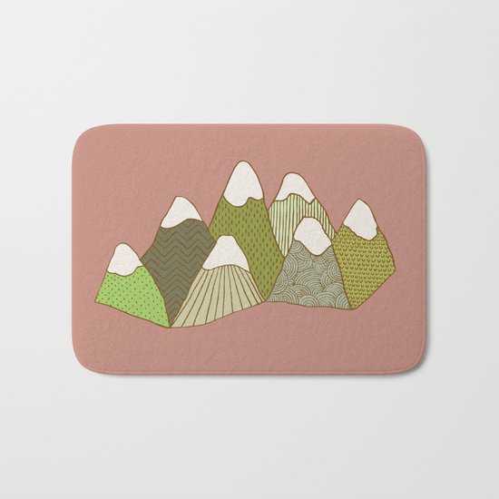 Mountains Bath Mat