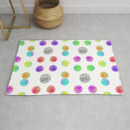 Rangeen! Rug | Home, Decor, Pattern, Bath, Dots, Graphicart, Graphicdesign, Office, Bed, Decoration 