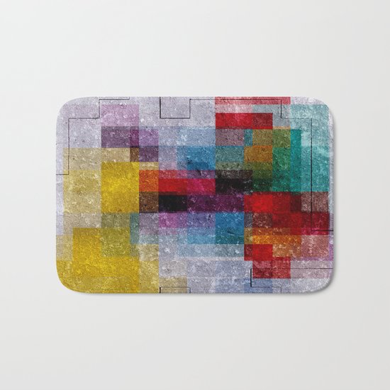 linear I Bath Mat